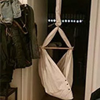 Baby Hammock mounted to the door clamp