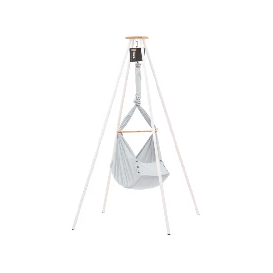 NONOMO® Heavenly Dreams: Federwiege - stone, Tipi - weiß & Motor - anhtrazit